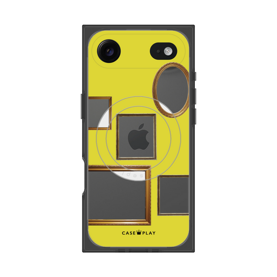Premium Square Case with MagSafe［ Photo Frames - Yellow ］