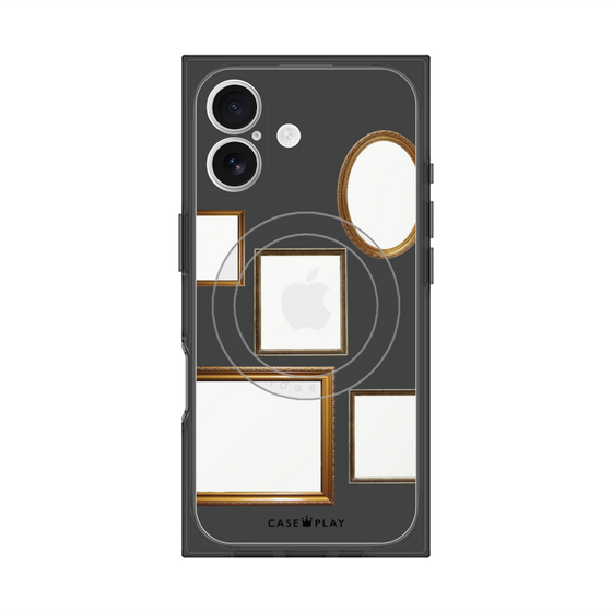 Premium Square Case with MagSafe［ Photo Frames - Gray ］