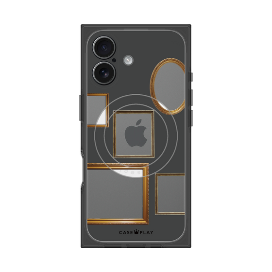 Premium Square Case with MagSafe［ Photo Frames - Gray ］