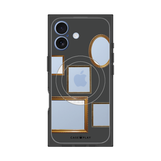 Premium Square Case with MagSafe［ Photo Frames - Gray ］