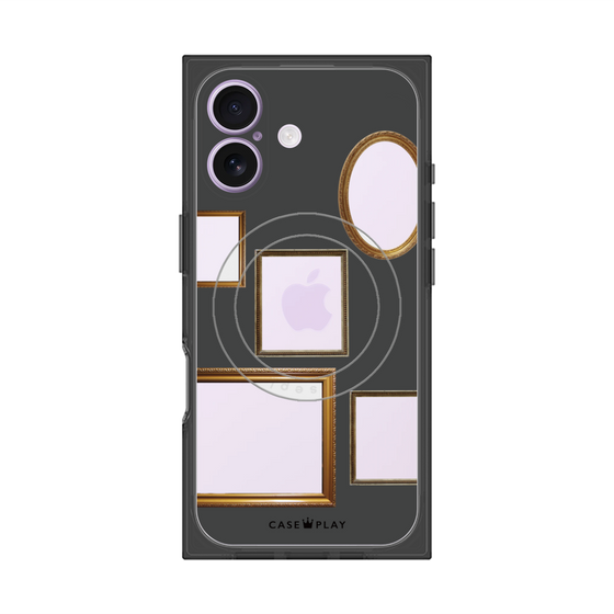 Premium Square Case with MagSafe［ Photo Frames - Gray ］