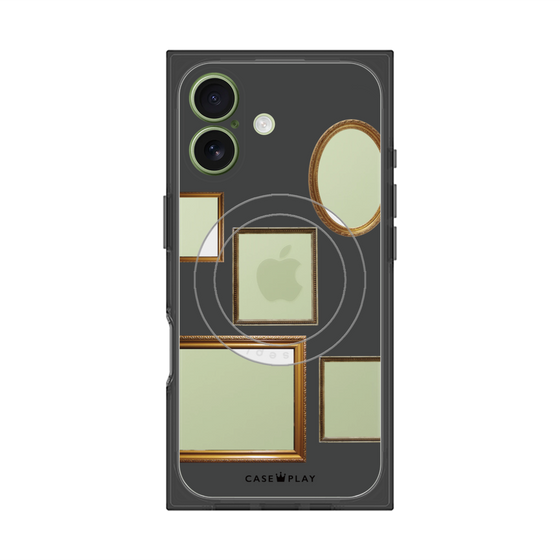 Premium Square Case with MagSafe［ Photo Frames - Gray ］