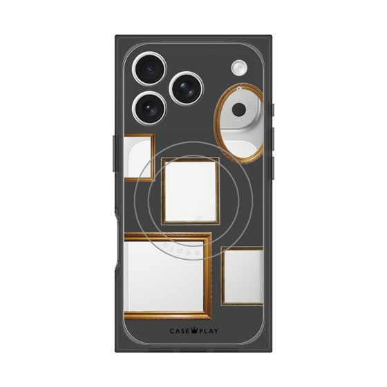 Premium Square Case with MagSafe［ Photo Frames - Gray ］