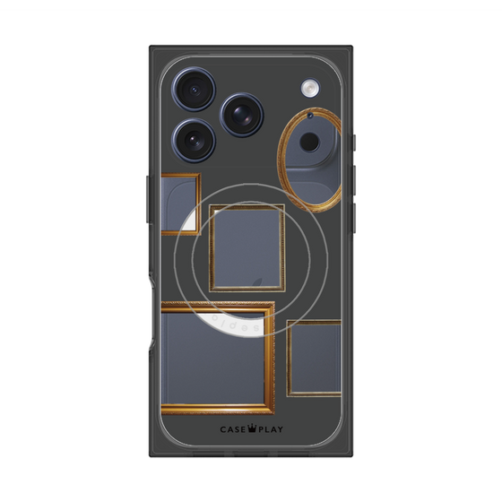 Premium Square Case with MagSafe［ Photo Frames - Gray ］