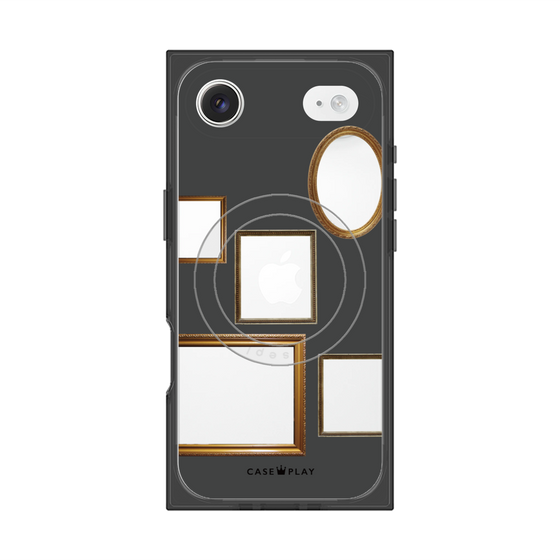 Premium Square Case with MagSafe［ Photo Frames - Gray ］