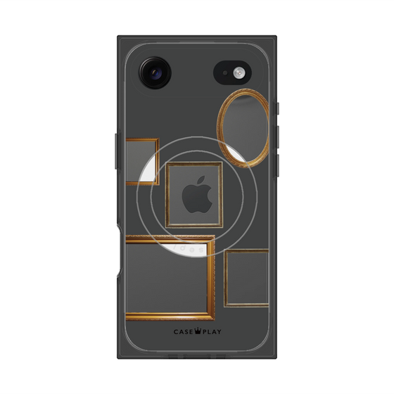 Premium Square Case with MagSafe［ Photo Frames - Gray ］