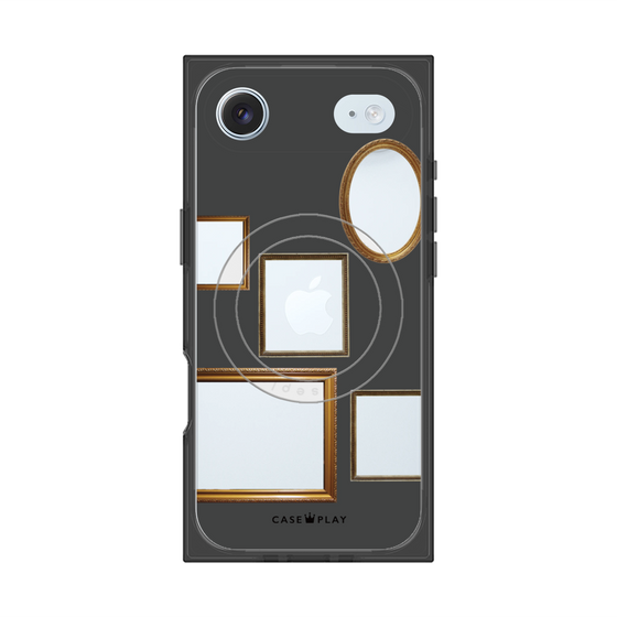 Premium Square Case with MagSafe［ Photo Frames - Gray ］