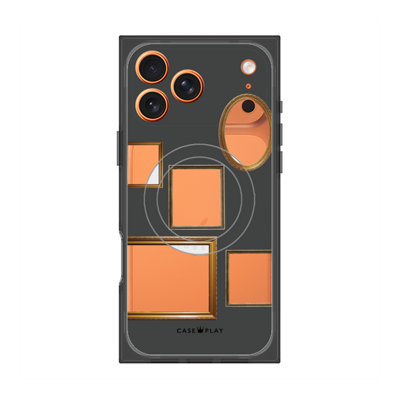 Premium Square Case with MagSafe［ Photo Frames - Gray ］