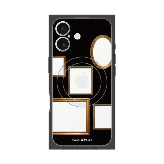 Premium Square Case with MagSafe［ Photo Frames - Black ］