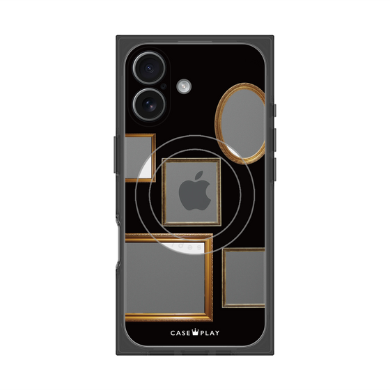 Premium Square Case with MagSafe［ Photo Frames - Black ］