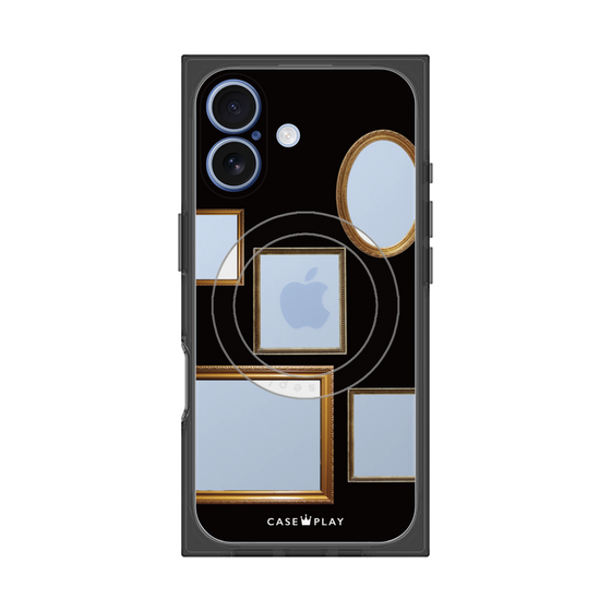 Premium Square Case with MagSafe［ Photo Frames - Black ］