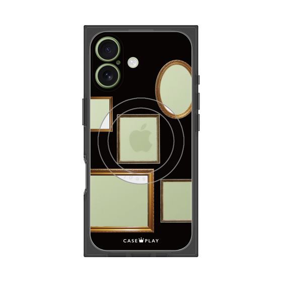 Premium Square Case with MagSafe［ Photo Frames - Black ］