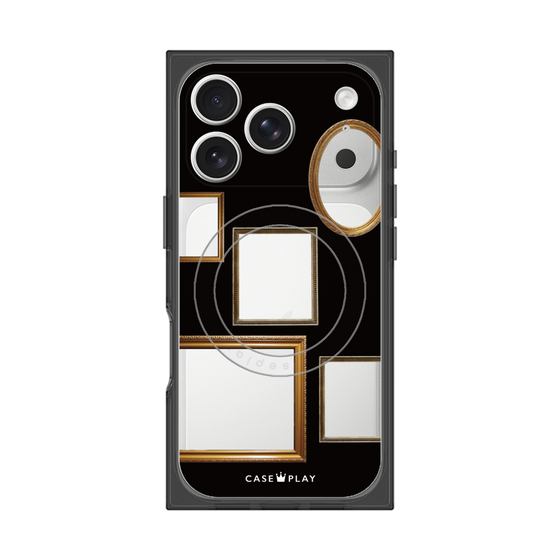 Premium Square Case with MagSafe［ Photo Frames - Black ］