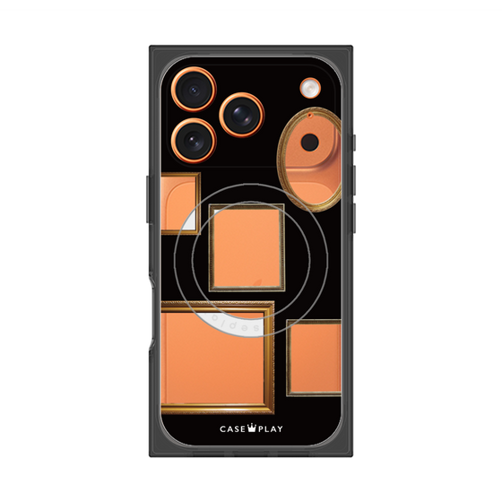 Premium Square Case with MagSafe［ Photo Frames - Black ］