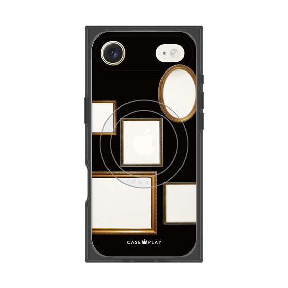 Premium Square Case with MagSafe［ Photo Frames - Black ］