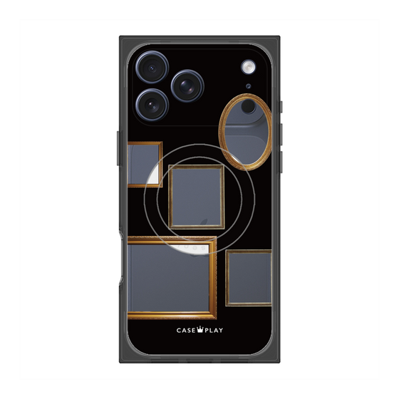 Premium Square Case with MagSafe［ Photo Frames - Black ］