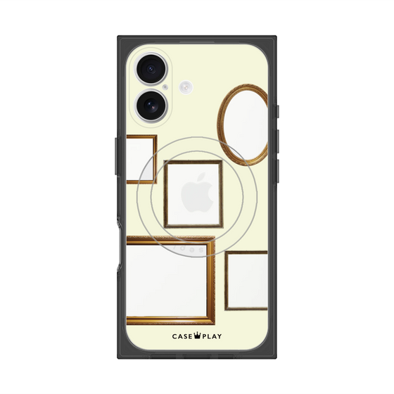 Premium Square Case with MagSafe［ Photo Frames - Ivory ］