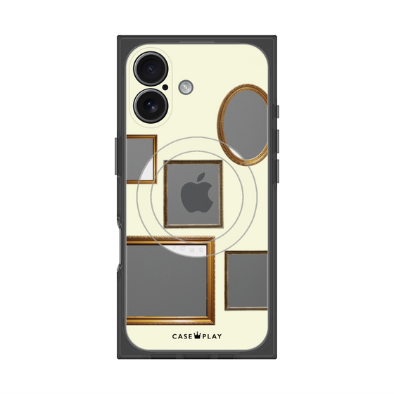 Premium Square Case with MagSafe［ Photo Frames - Ivory ］