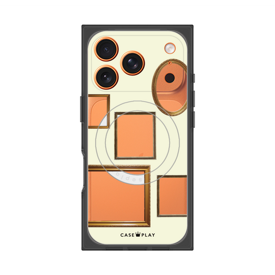 Premium Square Case with MagSafe［ Photo Frames - Ivory ］