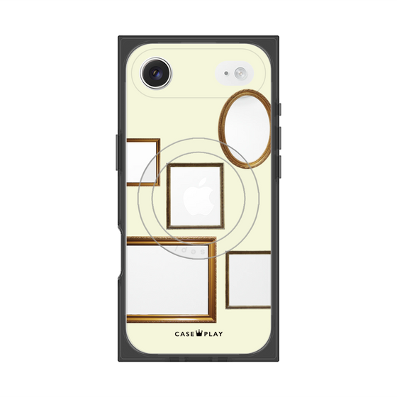 Premium Square Case with MagSafe［ Photo Frames - Ivory ］