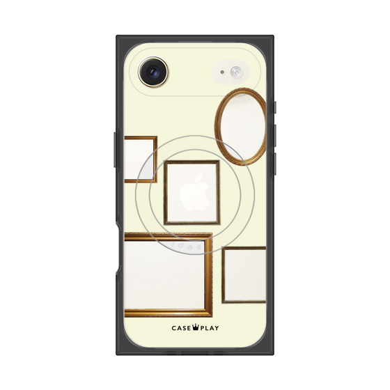 Premium Square Case with MagSafe［ Photo Frames - Ivory ］