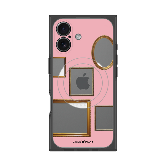 Premium Square Case with MagSafe［ Photo Frames - Pink ］