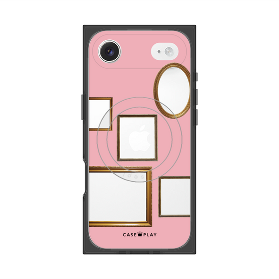 Premium Square Case with MagSafe［ Photo Frames - Pink ］