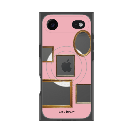 Premium Square Case with MagSafe［ Photo Frames - Pink ］
