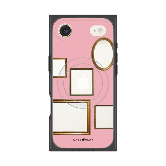 Premium Square Case with MagSafe［ Photo Frames - Pink ］