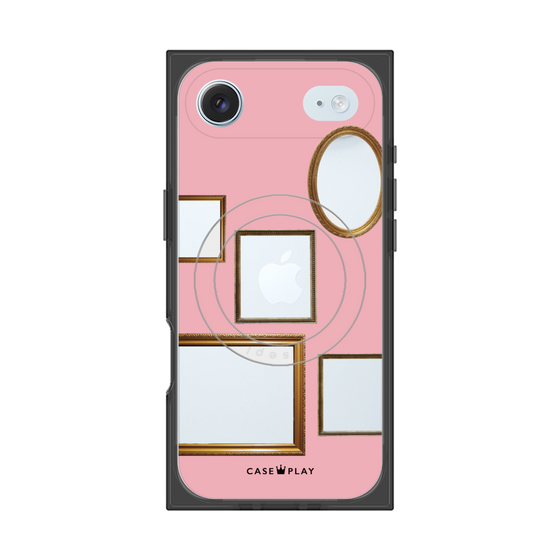 Premium Square Case with MagSafe［ Photo Frames - Pink ］