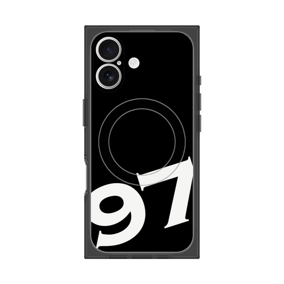 Premium Square Case with MagSafe［ No.97 - Black ］