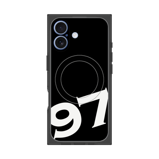 Premium Square Case with MagSafe［ No.97 - Black ］