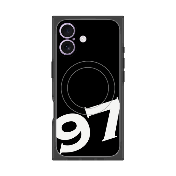 Premium Square Case with MagSafe［ No.97 - Black ］