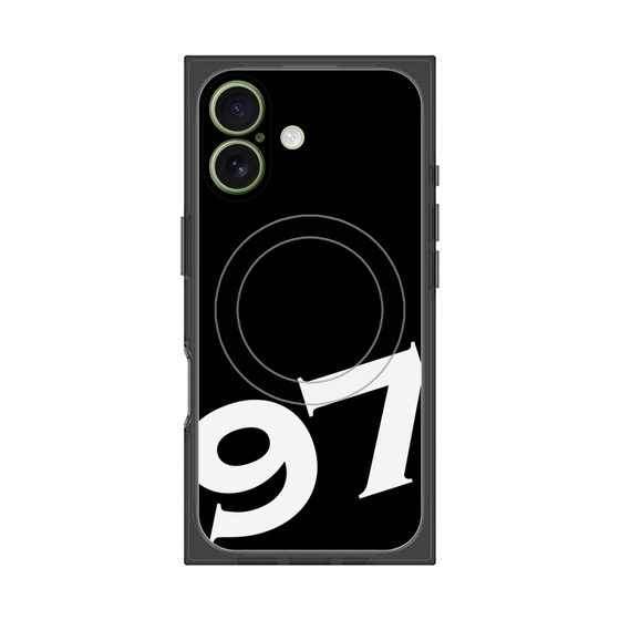 Premium Square Case with MagSafe［ No.97 - Black ］