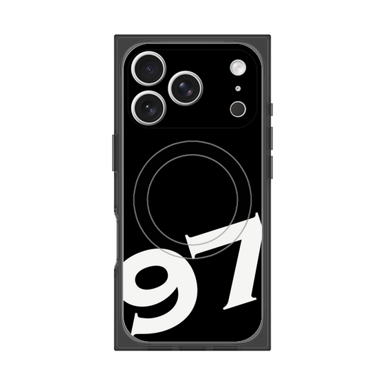 Premium Square Case with MagSafe［ No.97 - Black ］