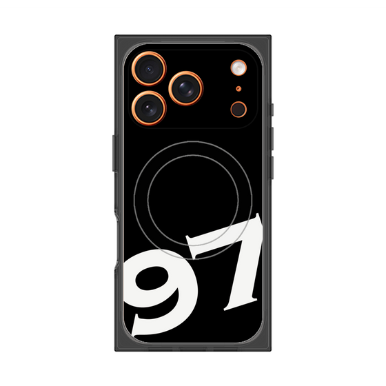 Premium Square Case with MagSafe［ No.97 - Black ］