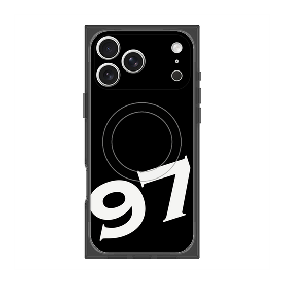 Premium Square Case with MagSafe［ No.97 - Black ］