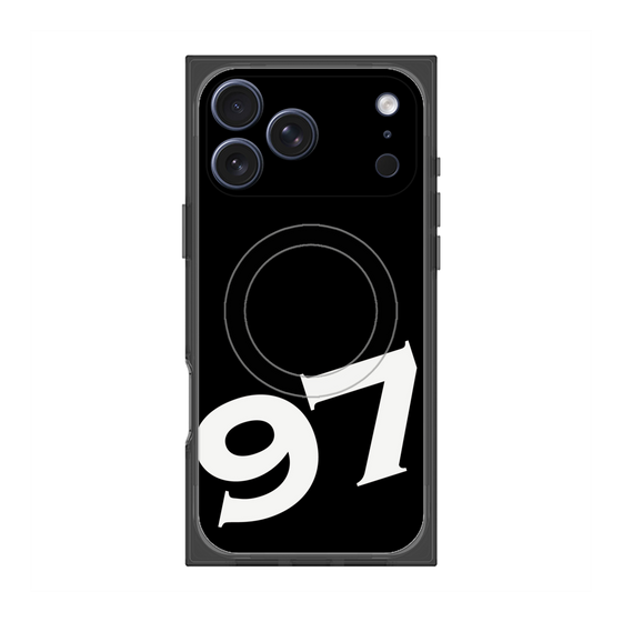 Premium Square Case with MagSafe［ No.97 - Black ］