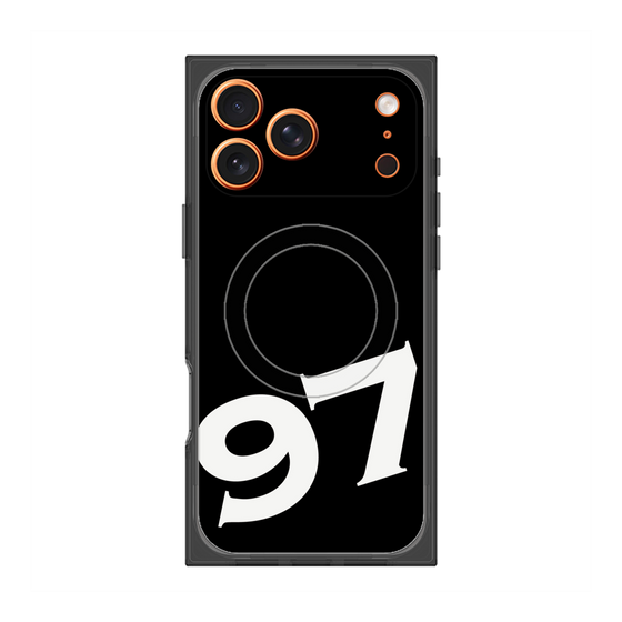 Premium Square Case with MagSafe［ No.97 - Black ］