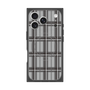 Premium Square Case with MagSafe［ Tartan Check - Gray ］