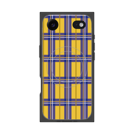 Premium Square Case with MagSafe［ Tartan Check - Yellow ］