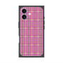 Premium Square Case with MagSafe［ Tartan Check - Pink ］