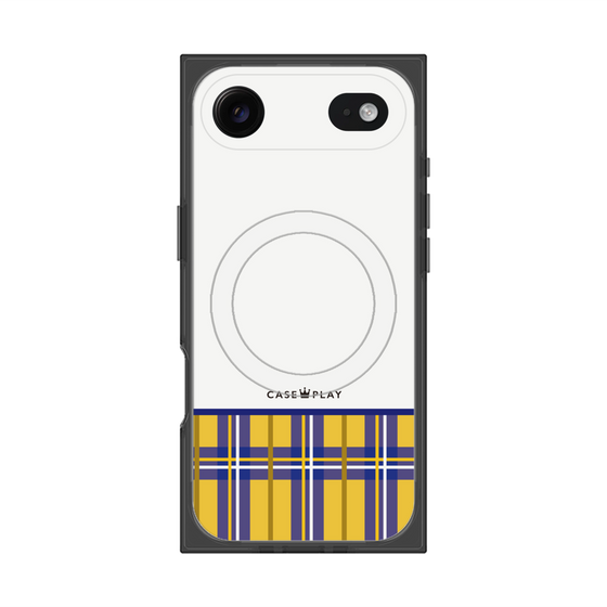 Premium Square Case with MagSafe［ CASEPLAY Tartan Check - Yellow ］