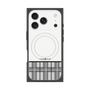 Premium Square Case with MagSafe［ CASEPLAY Tartan Check - Gray ］
