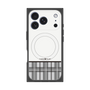 Premium Square Case with MagSafe［ CASEPLAY Tartan Check - Gray ］