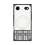 Premium Square Case with MagSafe［ CASEPLAY Tartan Check - Gray ］