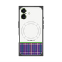 Premium Square Case with MagSafe［ CASEPLAY Tartan Check - Purple ］