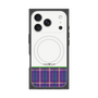 Premium Square Case with MagSafe［ CASEPLAY Tartan Check - Purple ］