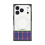 Premium Square Case with MagSafe［ CASEPLAY Tartan Check - Purple ］
