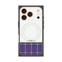 Premium Square Case with MagSafe［ CASEPLAY Tartan Check - Purple ］